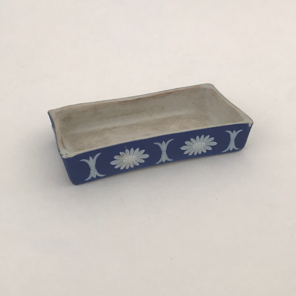 wedgwood tray vintage blue